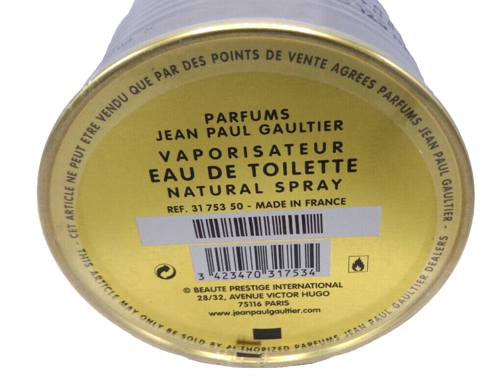 LE MALE by Jean Paul Gaultier Eau De Toilette 4.2 oz for Men NEW