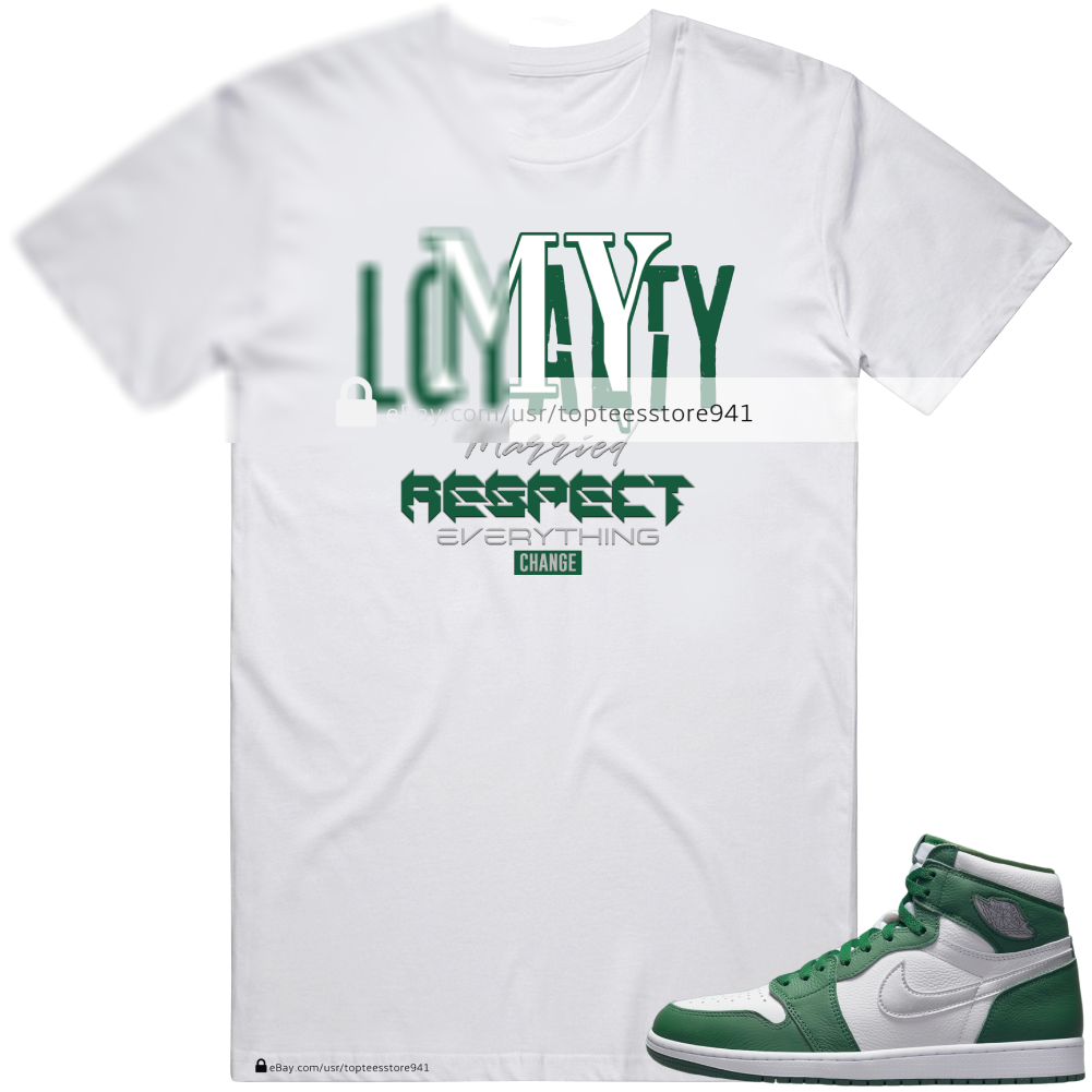 T-Shirt To Match Air Jordan Retro OG High George Green