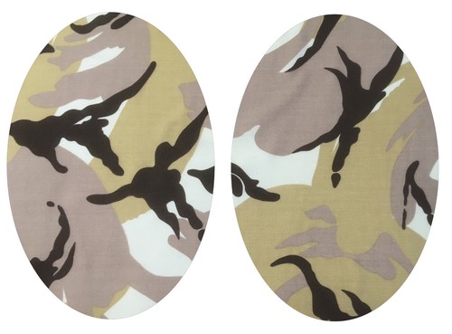 Camouflage Elbow / Knee Patches Iron On & Sew, Colour Choice. Repair, Customise - Picture 4 of 6