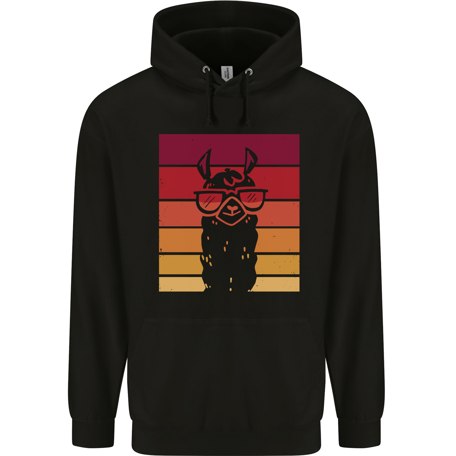 Llama Wearing Shades Kids Childrens Hoodie