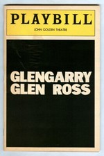 Vintage 1984 GLENGARRY GLEN ROSS at John Golden BROADWAY Playbill! Joe MANTEGNA!