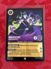 Disney Lorcana Inklands - Maleficent - Mistress Of All Evil - 51/204 MINT