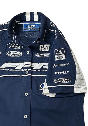 FPR Ford Performance Racing Shirt Castrol CAT Dunlop Embroidered logos Women's 8 - Picture 6 of 9