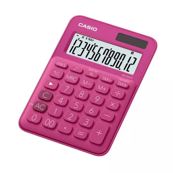 "NEW" Mini Desktop Casio Colored Calculator MS-20UC - Image 3 of 4