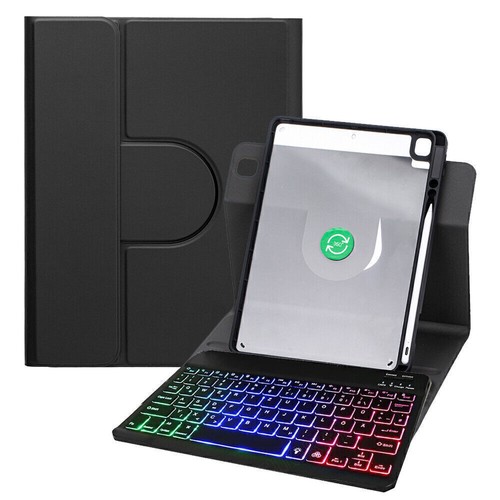 Bluetooth Tastatur mit 360 Drehbar Hülle Für iPad 10/9/8/7th Air 6 5 4 3 Pro 11 - Bild 47 von 165