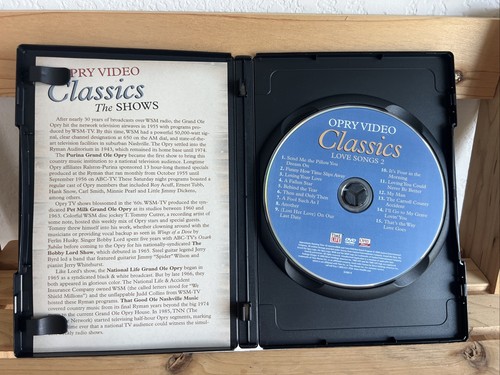 Grand Ole Opry Video Classics Love Songs 2 (DVD, 2008) Time Life Reeves Wynette - Picture 4 of 4