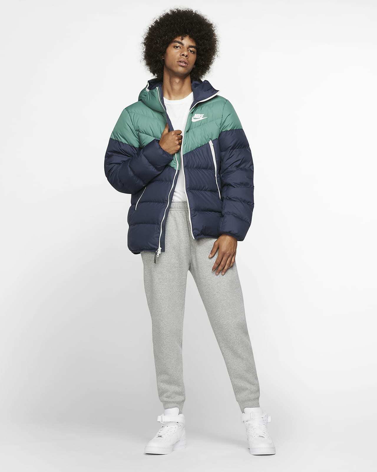 nike mens windrunner hooded track jacket