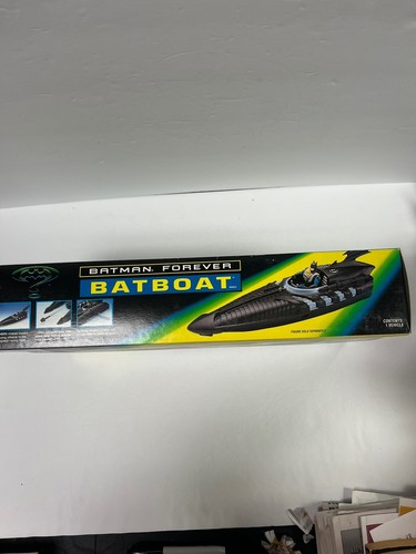 Vintage Batman Forever Batboat Fahrzeug Kenner 1995 Brandneu in Box Top Zustand - Bild 5 von 15