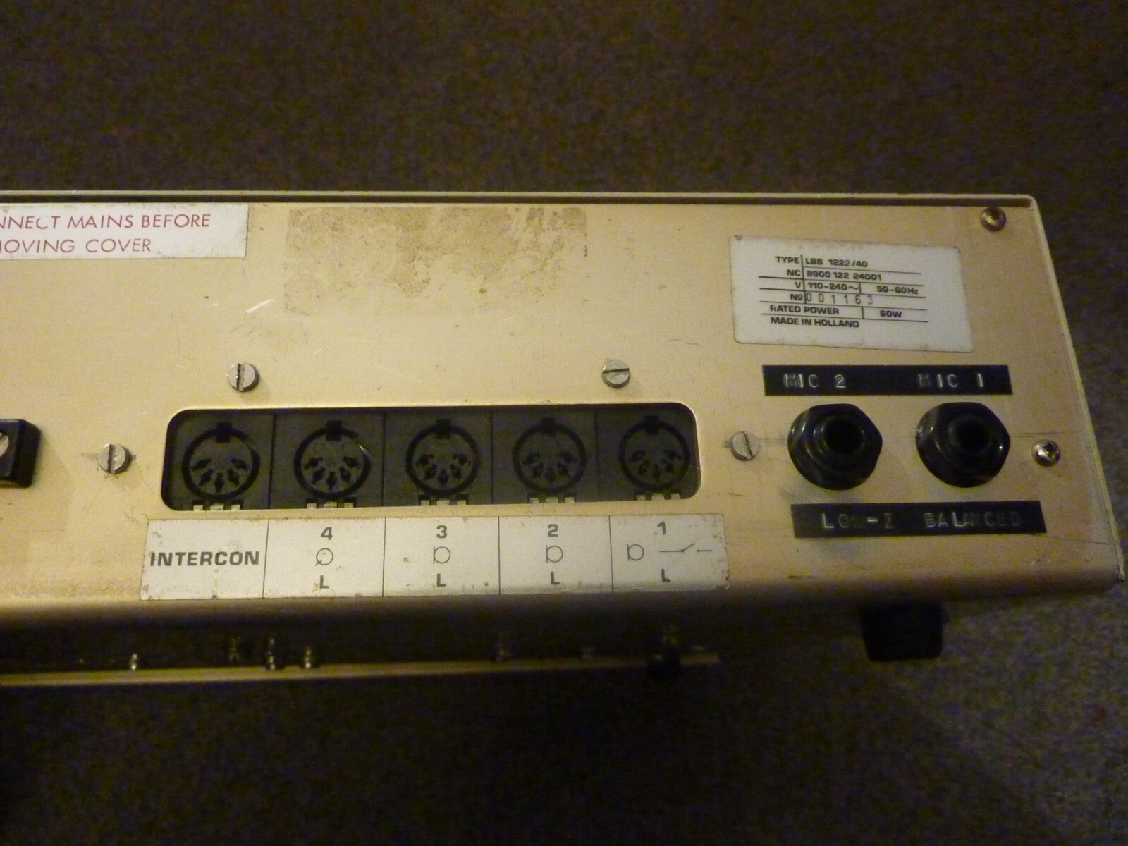 Philips SQ 22 PA Public Address Amplifier System eBay