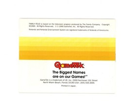 Family Feud -  NES Game Manual - Nintendo Game Manual Only - Great Condition