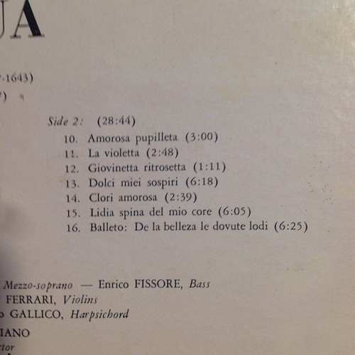 Monteverdi • Mantua • Music For The Dance At The Palace Of The Dukes NM Vinyl LP - Foto 4 di 10