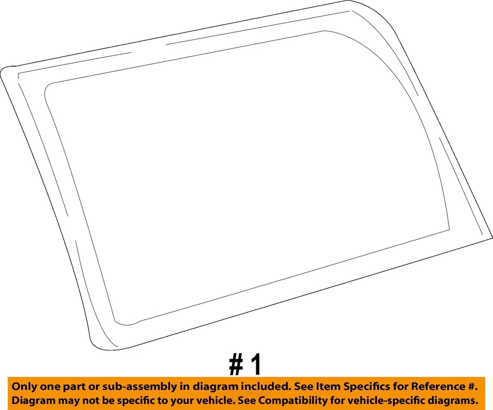 2000 2001 2002 Chevrolet Suburban 2500 OEM Right Rear Quarter Glass - Image 4 of 4