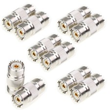 UHF SO-239 Female to Female Coupler RF Adapter Connector for PL-259 Plug Lot