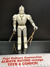 Vintage Mighty Morphin Power Rangers Alien Ranger White Battle Borg Complete