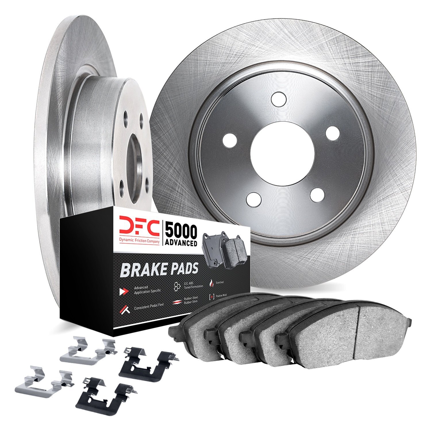 For BMW M3 1990-1991 DFC 6512-31230 PRO-KIT 5000+ Plain Rear Brake Kit