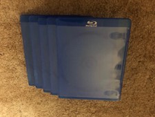 Blu-Ray Cases 1 Disc, With Logo. 5 Cases