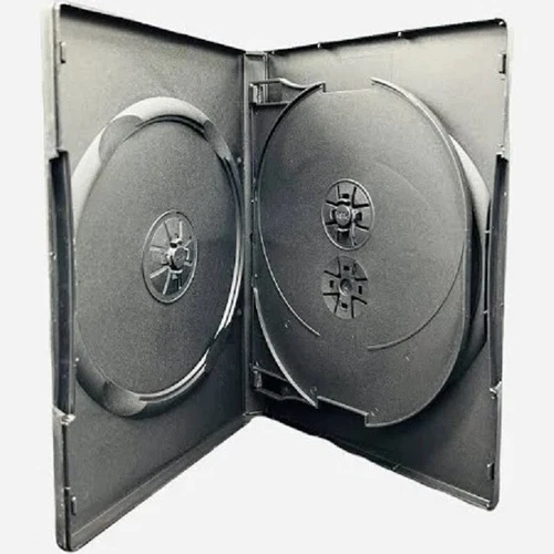 4 Disc DVD Case - Black - Can put 4 DVD disks in this case.