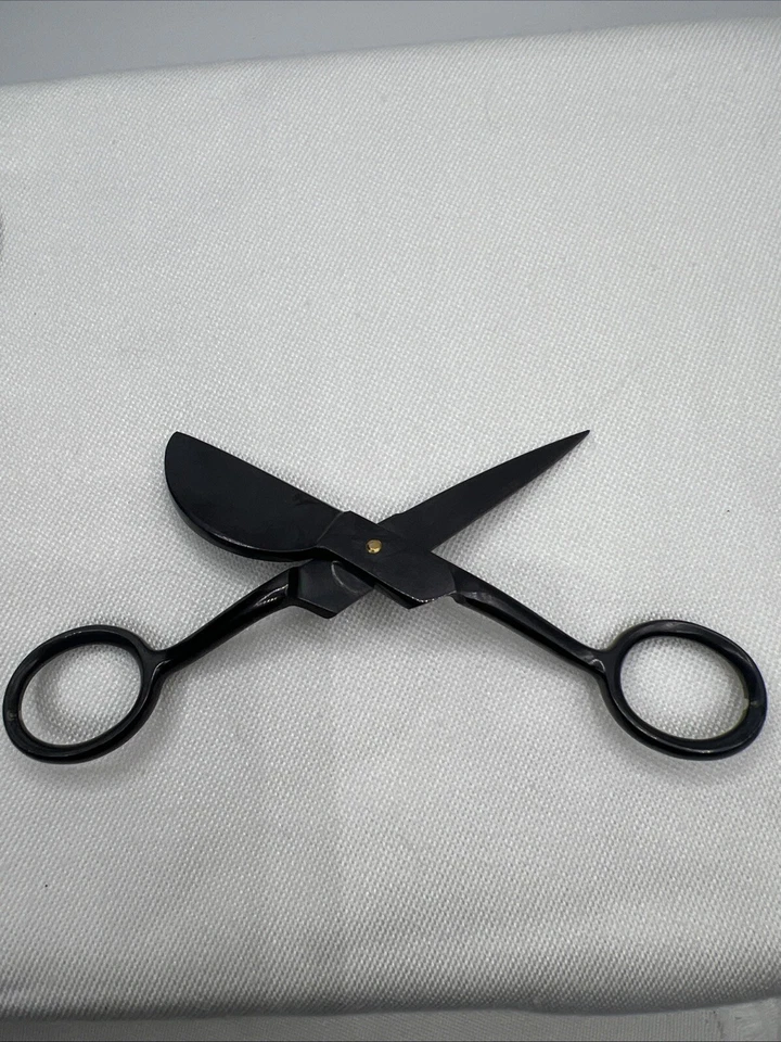 Bernina mini appliqué scissors 4-1/2” Duck Bill & Embroidery 6” Black Titanium - Image 4 of 4
