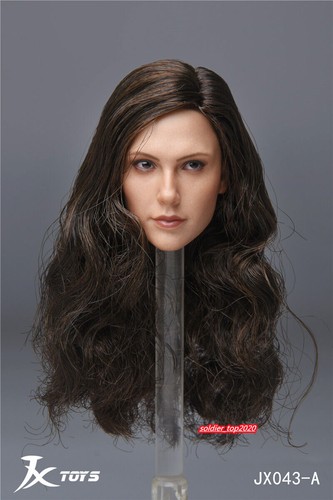 1/6 Female Gal Gadot Wonder Woman Curly Hair Head Sculpt Fit 12'' PH Figure Body - Picture 1 of 6