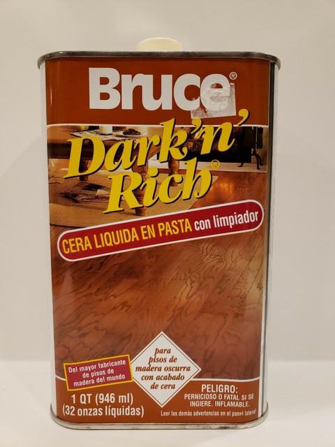 bruce liquid paste wax dark and rich