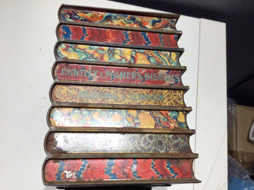 Rare boîte à biscuits Anglaise début 1900 - Photo 2/4