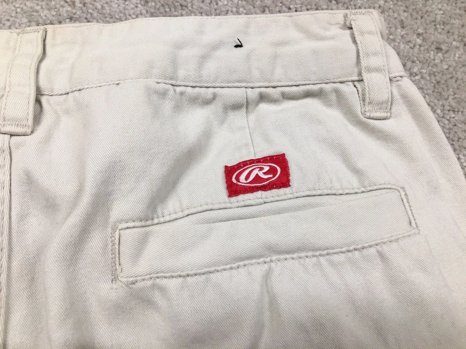 Pantalones Cortos Carga Rawlings, Para Hombre 34” Cintura Tostada 100% Algodón 6 Bolsillos Foto 4 de 4