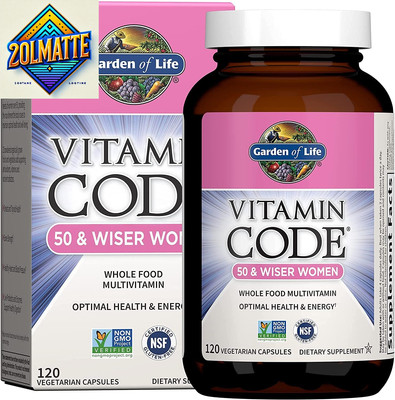 Multivitamin for Women - Vitamin Code 50 & Wiser Women'S Raw Who