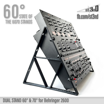 DUAL STAND für BEHRINGER 2600 - Rackie - 60° und 70°