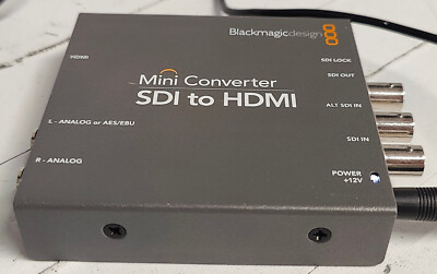 BlackMagicDesign Mini Converter SDI to HDMI with Power Cord
