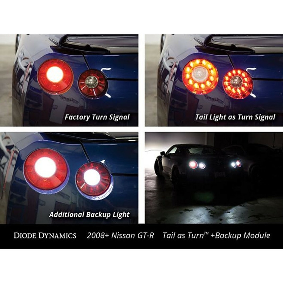 NISSAN GT-R GT3 テールランプユニット LED Tail as Turn Backup Light Signal Lamp Module Kit Fits: 2009