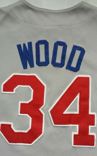 Vintage Kerry Wood Chicago Cubs Majestic Road Jersey Size L