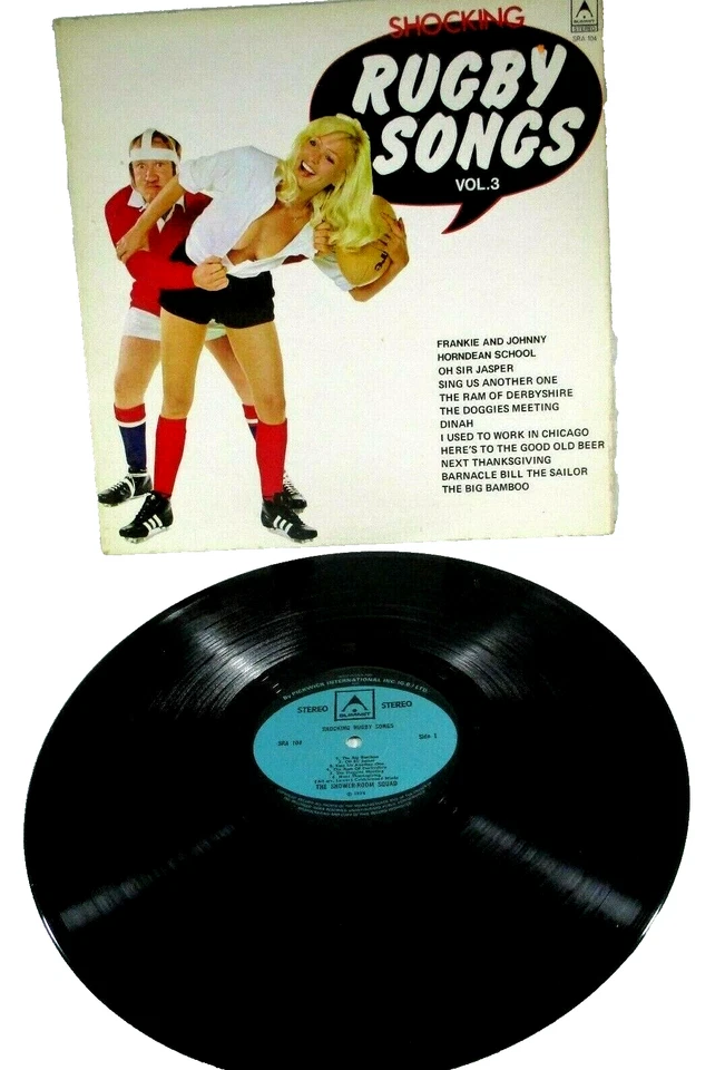 Shocking Rugby Songs Vol 3. The Shower-Room Squad 33RPM 1974 Summit Records - Image 2 of 4