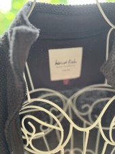 Weird Fish Ladies Size 12 Dark Grey Zipped Jacket