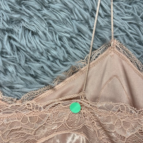 Vintage Express Cami Tank Top Womens XS Pink Lace Boho Grunge Ethereal Fairy Y2K - Picture 11 of 11