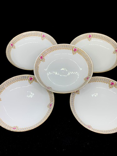 Charles Ahrenfeldt Limoges France Depose AHR27 Antik Beeren Schüssel Set - Bild 11 von 12