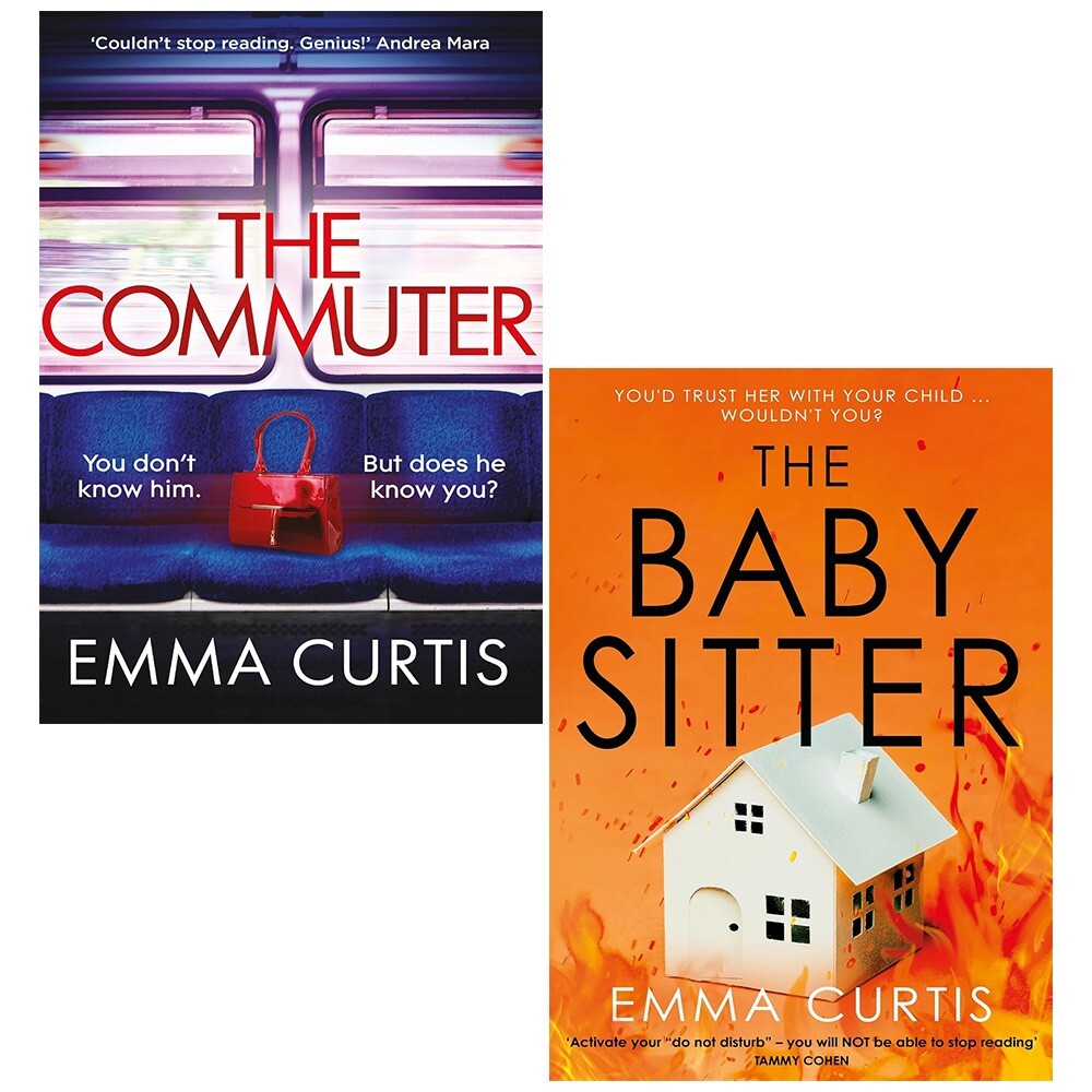 Emma Curtis Collection 2 Books Set Commuter, Babysitter Paperback
