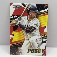 2022 Topps Fire Baseball Buster Posey Base #170 San Francisco Giants