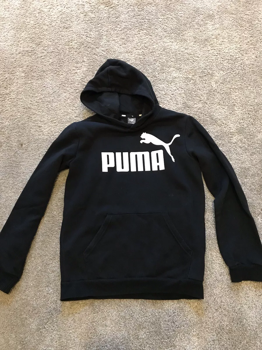 Black 2024 puma hoodie