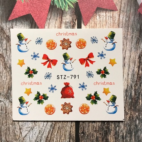 Christmas Reindeer Nails - Snow Nail Art - Christmas Stickers - Stocking Filler - Picture 9 of 19