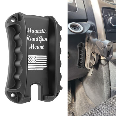 Gun Magnet Mount, Magnetc Concealed Gun Holster Pstol Holder For Car Bed Desk | eBay