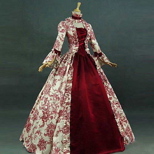Medieval Women Victorian Princess Dress 