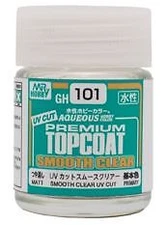 Mr. Hobby GH101 Premium Top Coat Smooth Clear UV Cut Matt Acrylic Paint - US