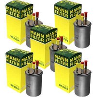 5X Mann-Filter Kraftstofffilter Fuel Filter WK 829/4