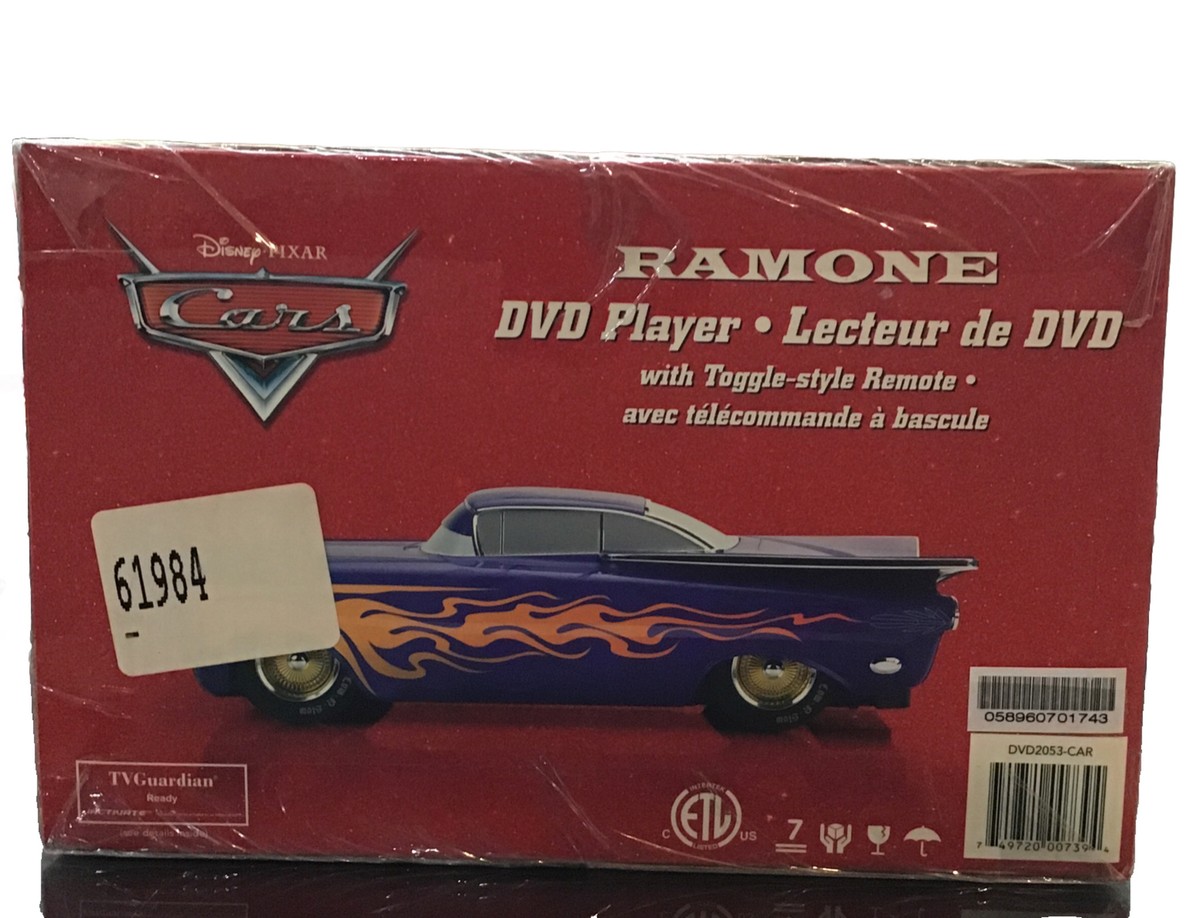 【激レア】7インチポータブルDVDプレーヤー cars DISNEY・PIXAR Disney Cars Pixar Lightning McQueen 7