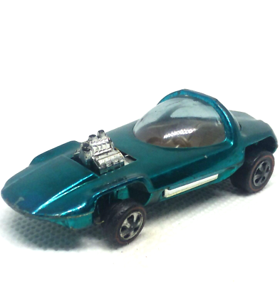 Hot Wheels Redline Silhouette 1967 Aqua Gray Interior Made In