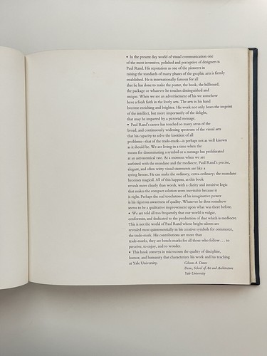 The Trademarks of Paul Rand — A Selection 1960 Edition Of 450 LIBRARY BINDING - Picture 6 of 21
