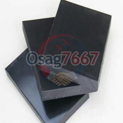 2pcs 8x100x100mm Black Acetal POM Polyoxymethylene Plate Sheet
