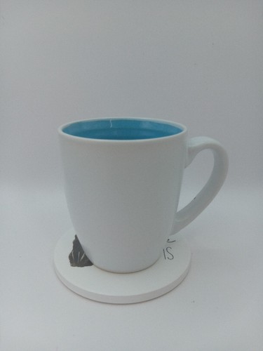 Ceramic Coaster Cork Back - Home is Where my Cat is Black - Cats Protection New - Picture 6 of 6