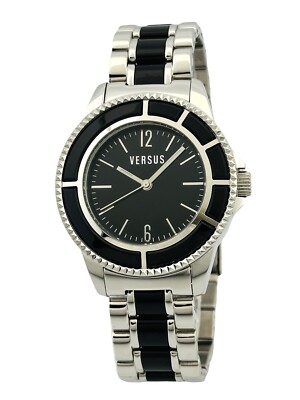 Versus by Versace AL13LBQ809A999 Tokyo Black Dial Two-tone Ladies