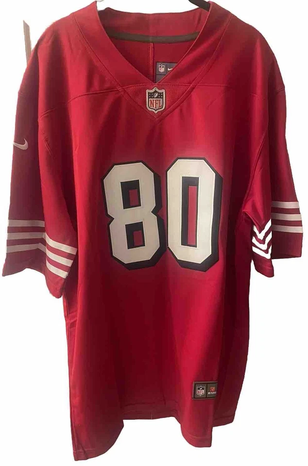 NFL Nike On The Field 49ers Jerry Rice 男式球衣中号 — 第 3/3 张图片